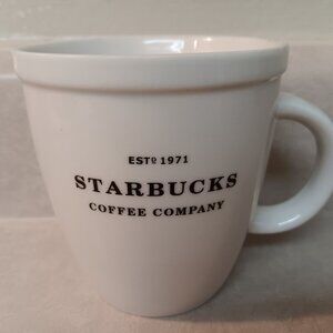 Vintage Starbucks Barista Coffee Mug 2006 Ceramic Large White 16 oz